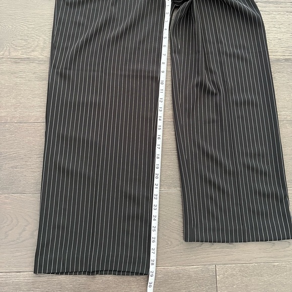 Womens Nine.eight Flare striped Black pants sz 10 - Picture 7 of 12
